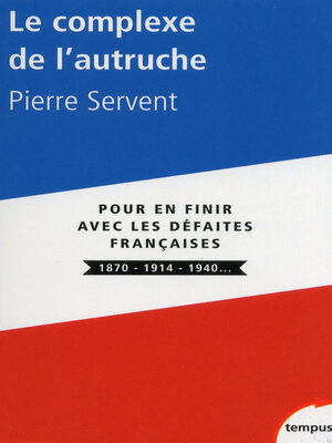 cover image of Le complexe de l'autruche--Pour en finir avec les defaites françaises 1870--1914--1940...
